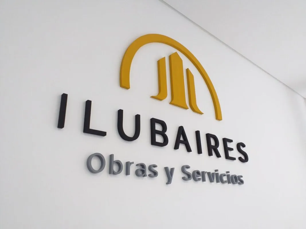 Letras 3D en polyfan: trabajo realizado por PDE Estudio Gráfico (1)