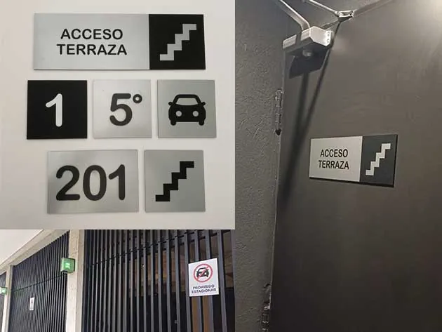 Señalética y carteles rígidos: trabajo realizado por PDE Estudio Gráfico (1)